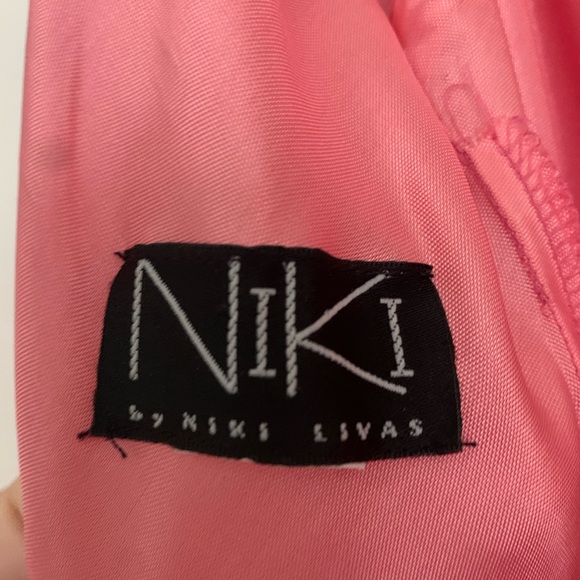Prom dress by Niki Livas! Rhinestone straps size 4 - Picture 2 of 7